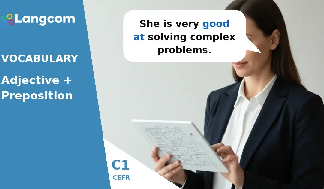 Mastering Adjective + Preposition Collocations (C1 Advanced)