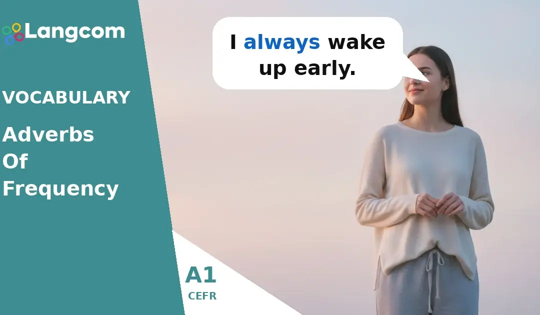 Learn English Adverbs of Frequency (A1 Level)