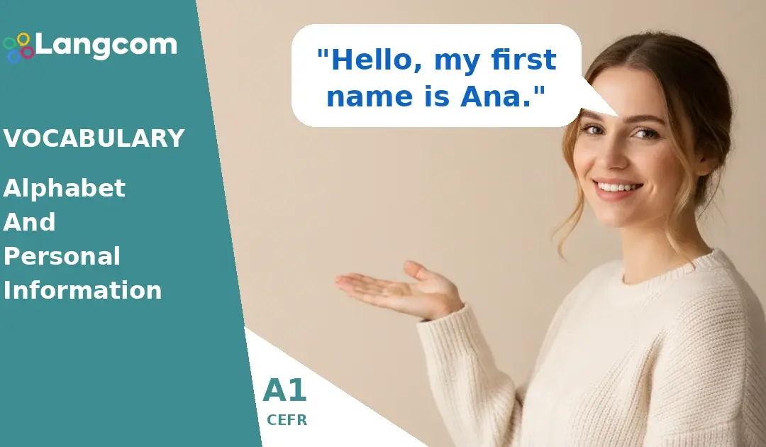 Learn the English Alphabet & Personal Information (A1)