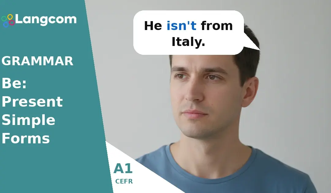 Learn A1 English: How to Form ‘Be’ Negative Sentences and Questions