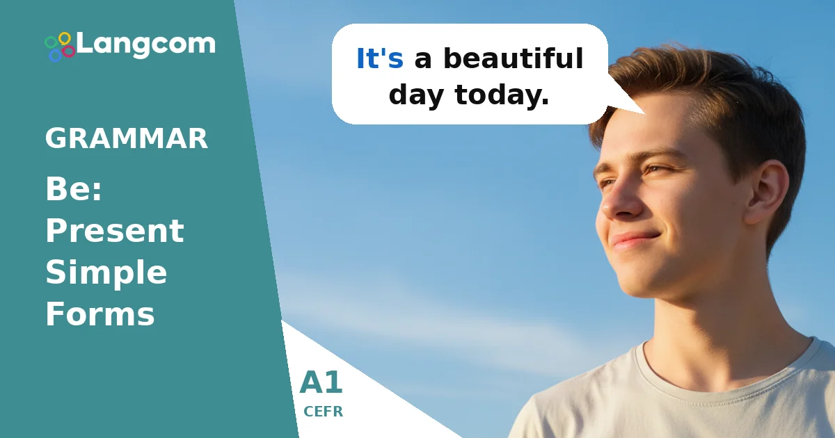 Mastering ‘It’s’ and ‘It Isn’t’ (Be: Present Simple) – A1 English Grammar Mastering 'It's' and 'It Isn't' (Be: Present Simple) - A1 English Grammar — A1 English grammar lesson by Langcom