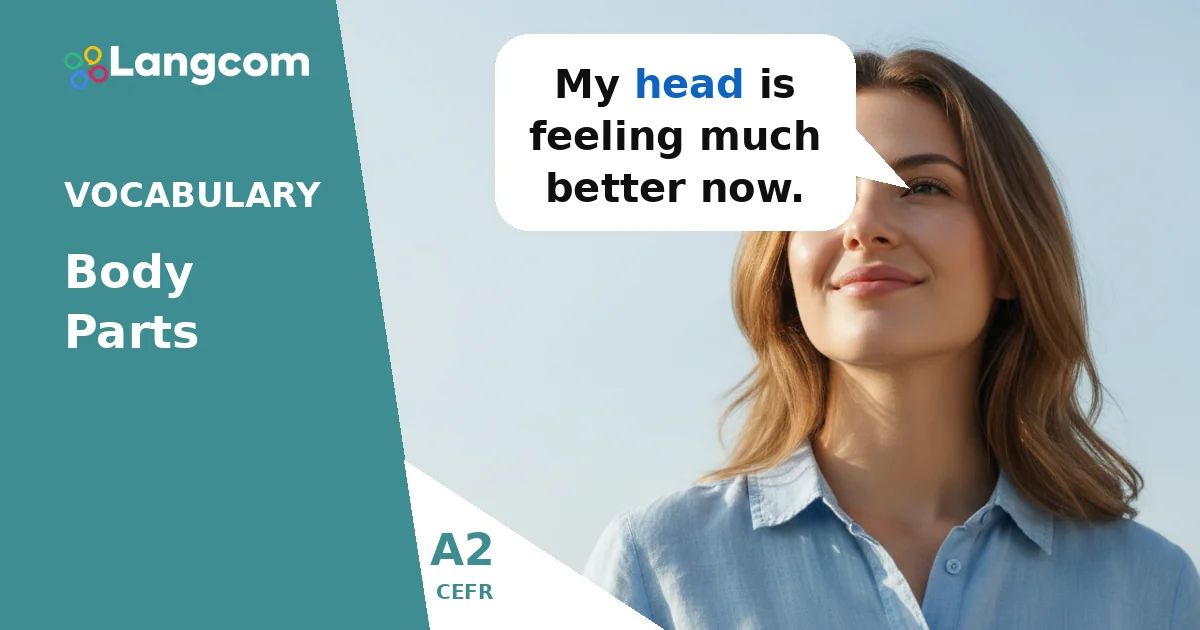 A2 English Vocabulary: Learn Essential Parts of the Body — A2 English vocabulary lesson by Langcom