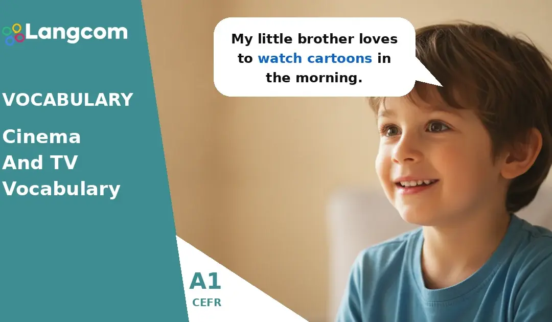 Learn A1 English: Essential TV Programme Vocabulary