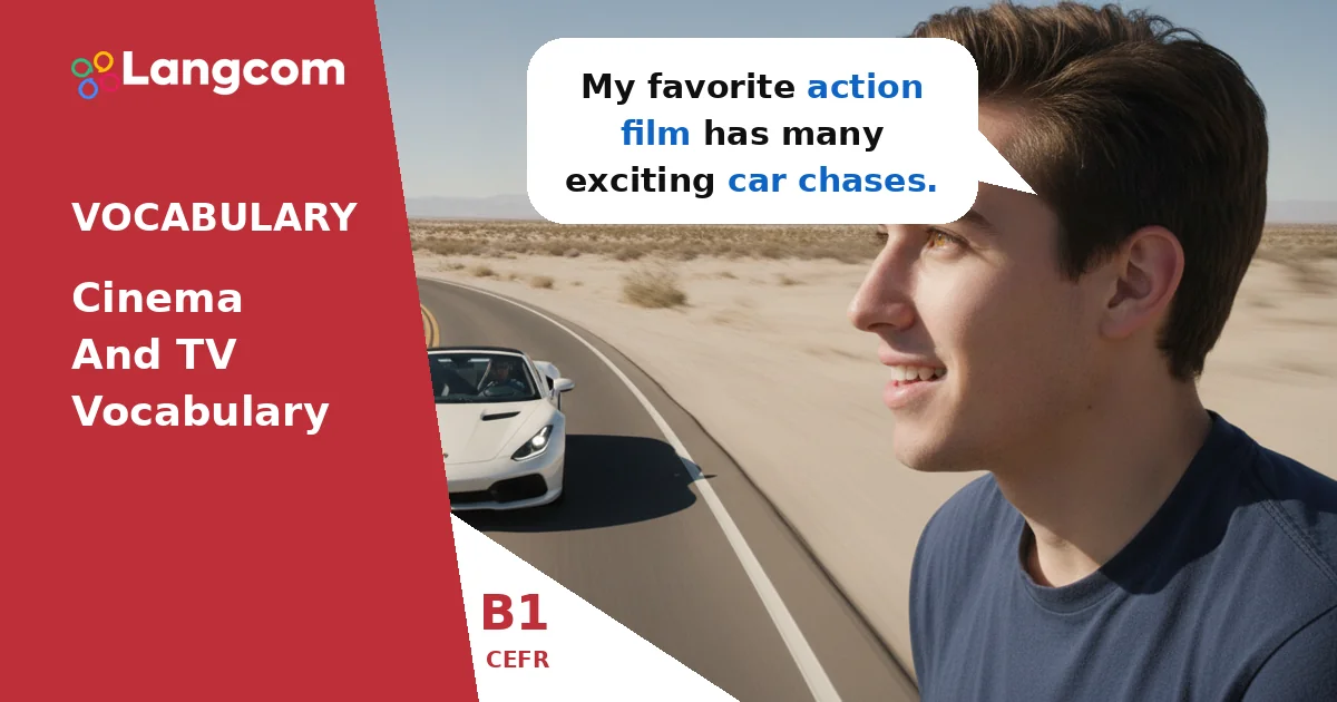 B1 English: Talk About Your Favorite Films & TV Shows – Genres Vocabulary — B1 English vocabulary lesson by Langcom