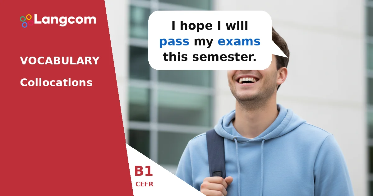 B1 English: Essential Education Collocations for Students — B1 English vocabulary lesson by Langcom