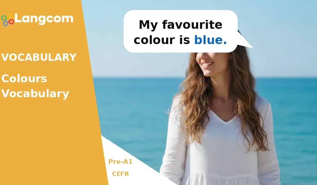 Learn Basic English Colours Vocabulary (Pre-A1)
