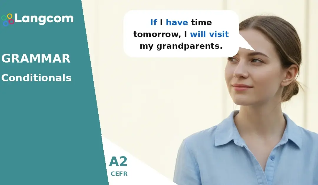 Learn the First Conditional (A2 English Grammar)