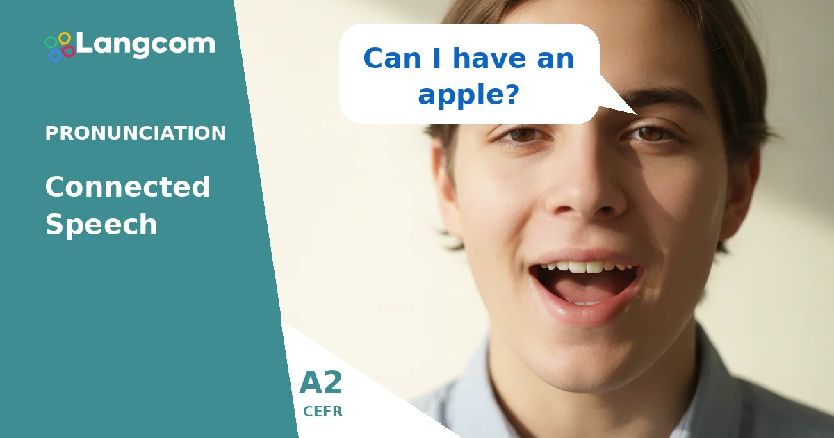 How to Join Words in English: Connected Speech (A2 Pronunciation) — A2 English pronunciation lesson by Langcom