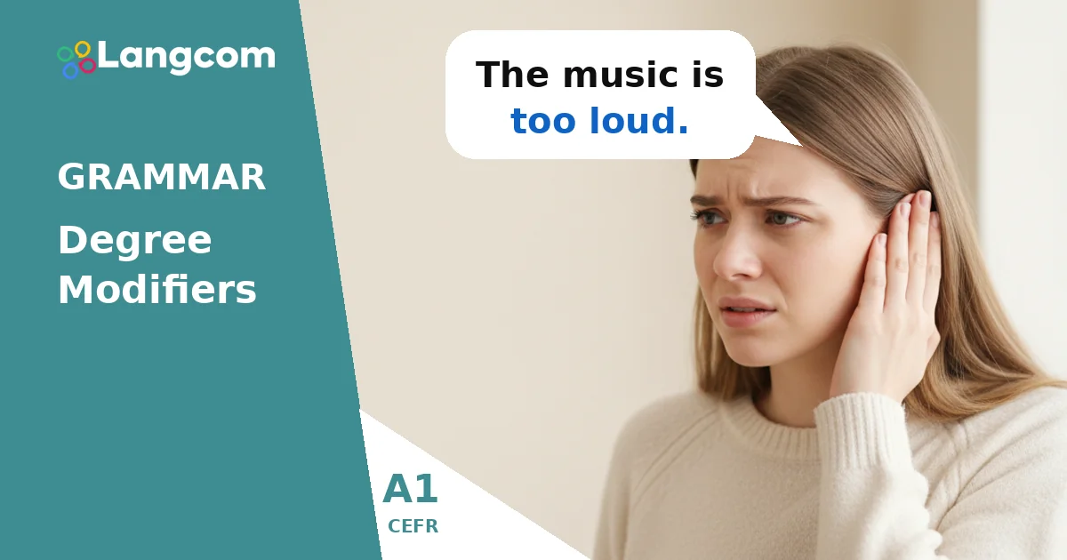 Too and Enough: A1 English Grammar for Quantity and Sufficiency — A1 English grammar lesson by Langcom