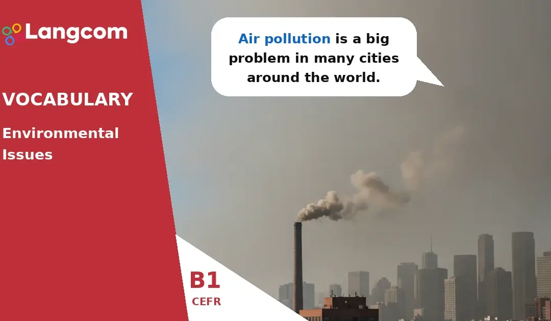 Environmental Issues Vocabulary: Key Words for B1 English Learners