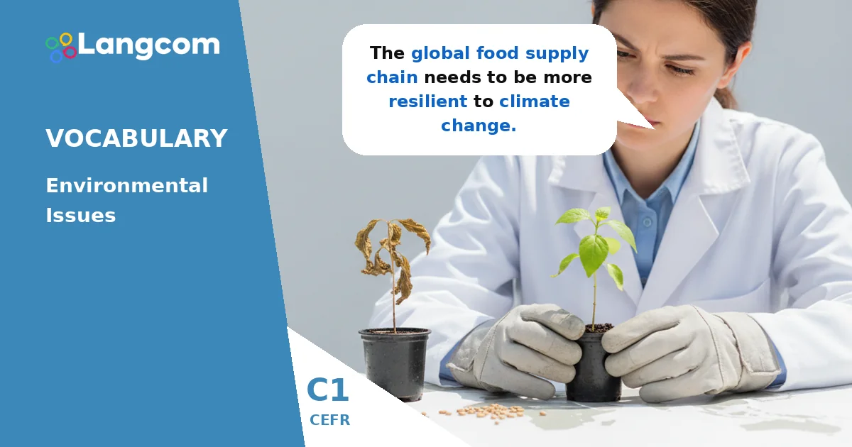 C1 Vocabulary: Discussing Global Food Issues — C1 English vocabulary lesson by Langcom