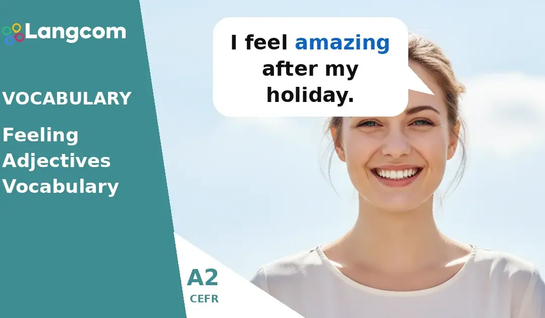 A2 English: Express Your Feelings with Essential Adjectives