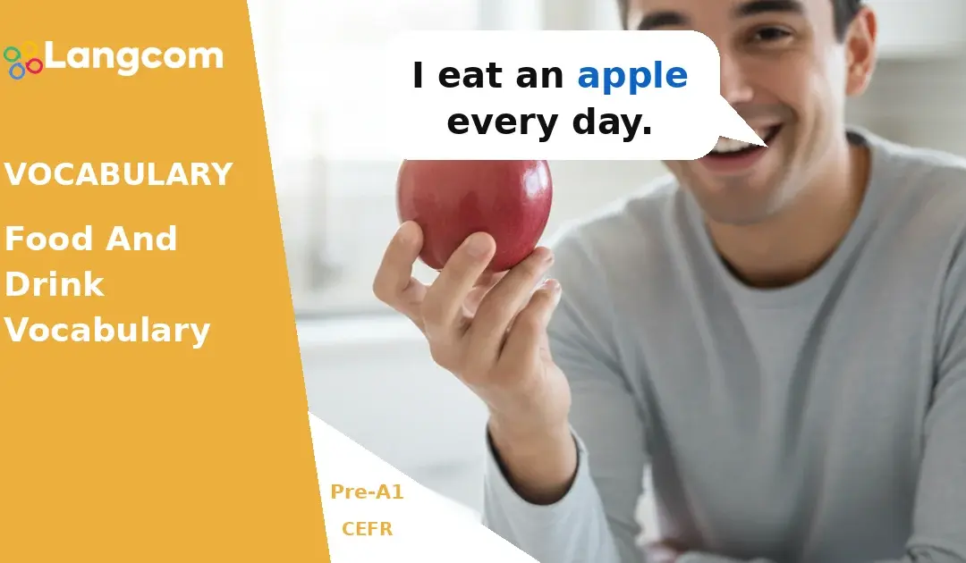 Basic Food and Drink Vocabulary for Pre-A1 English Learners