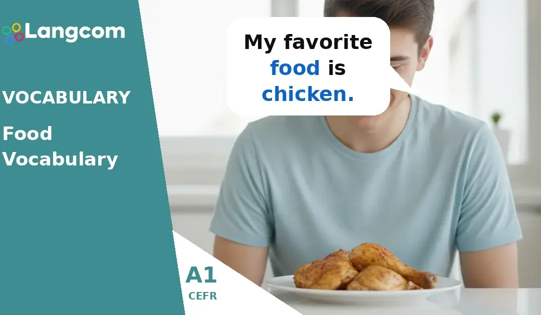 Essential Food Vocabulary for A1 English Learners