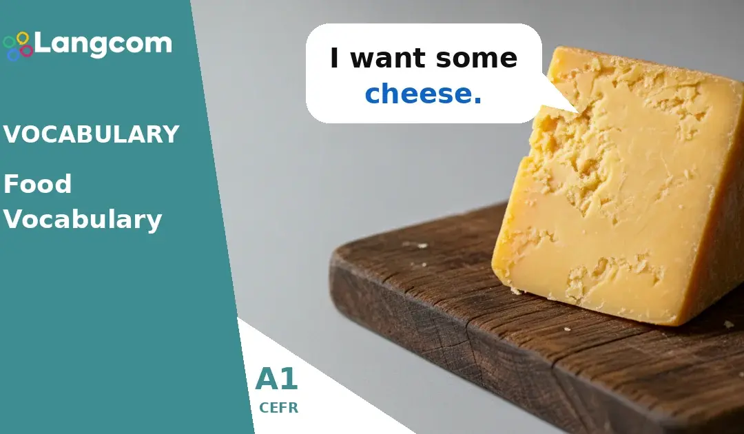 Learn Essential Food Vocabulary in English (A1 Level)