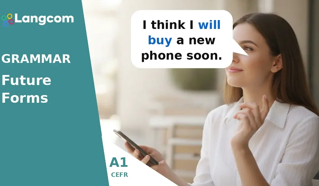 Learn English A1: How to Use Will and Won’t for the Future