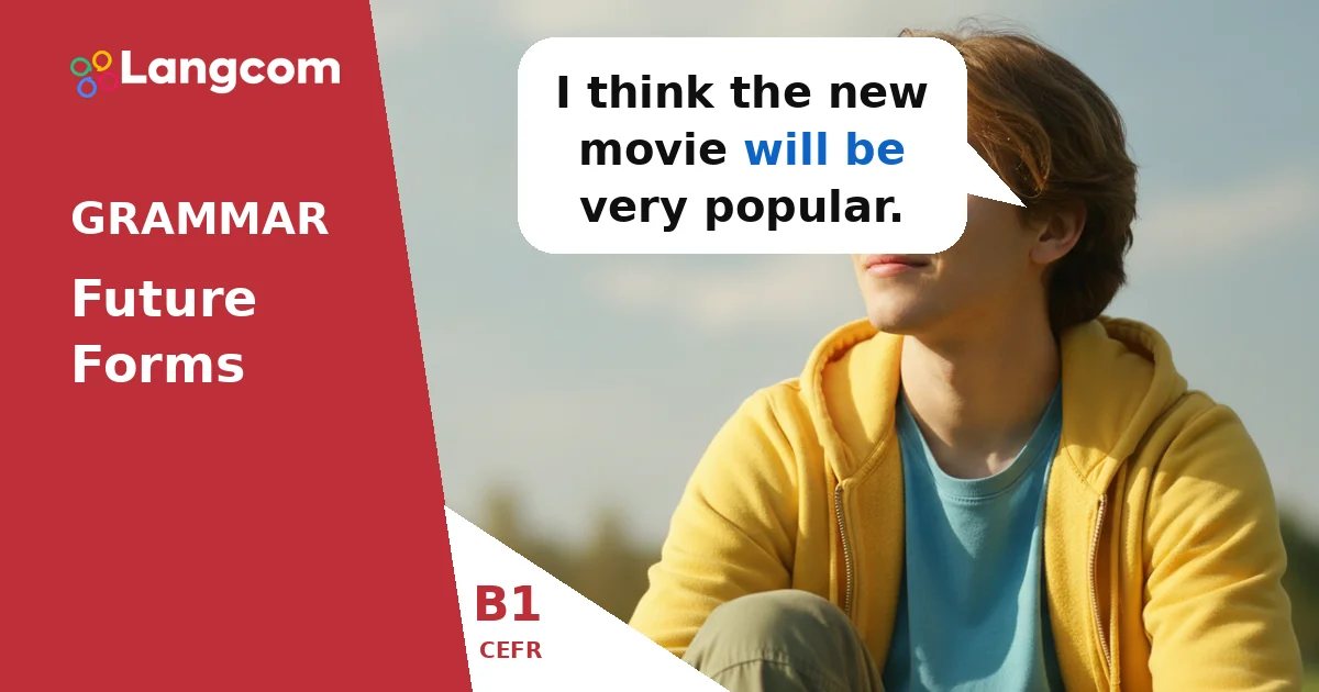 Will and Might for Predictions: Expressing Future Certainty (B1 Grammar) — B1 English grammar lesson by Langcom