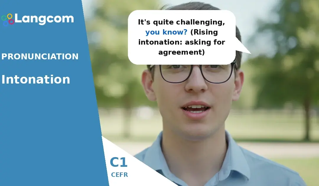 Mastering C1 English Intonation: Interactional Phrases for Natural Conversation