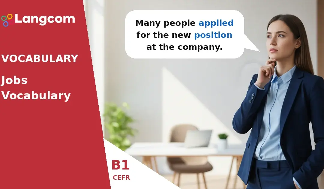 Essential B1 English Vocabulary for Work and Jobs