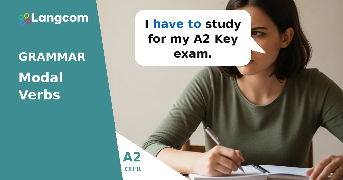 Learn ‘Have to’ for Obligation (A2 English Grammar) Learn 'Have to' for Obligation (A2 English Grammar) — A2 English grammar lesson by Langcom