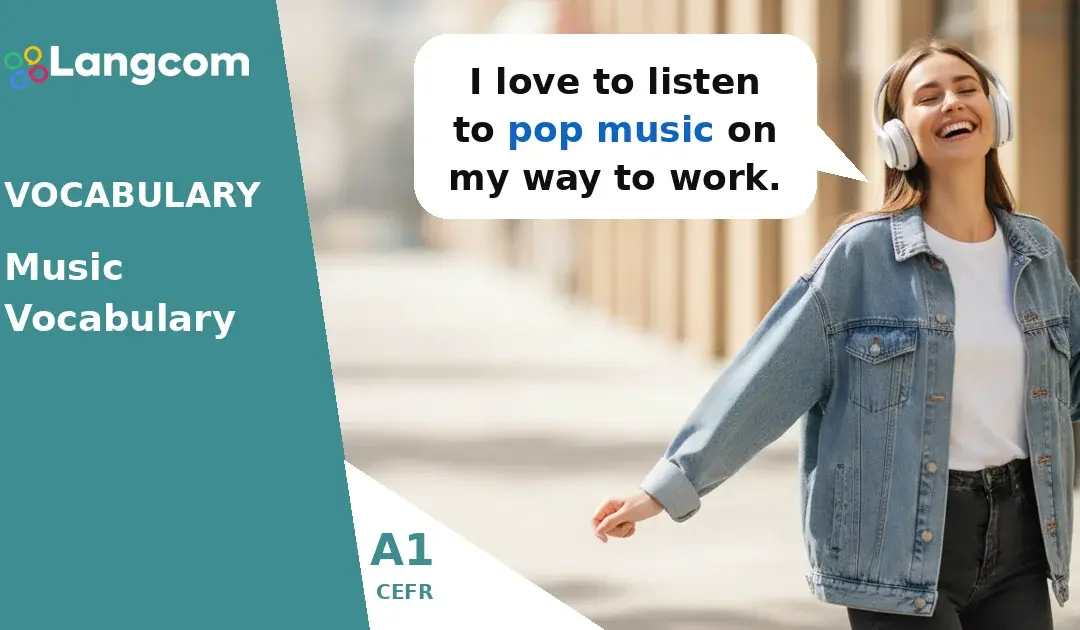 A1 Music Vocabulary: Instruments and Genres