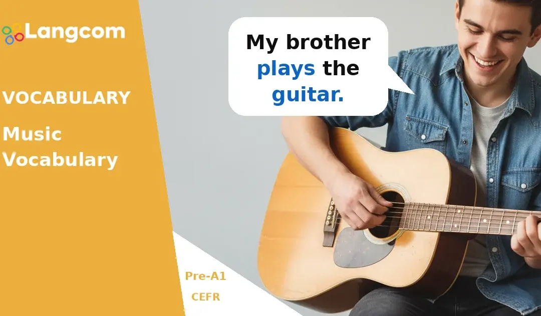 Learn Basic Musical Instruments in English (Pre-A1)