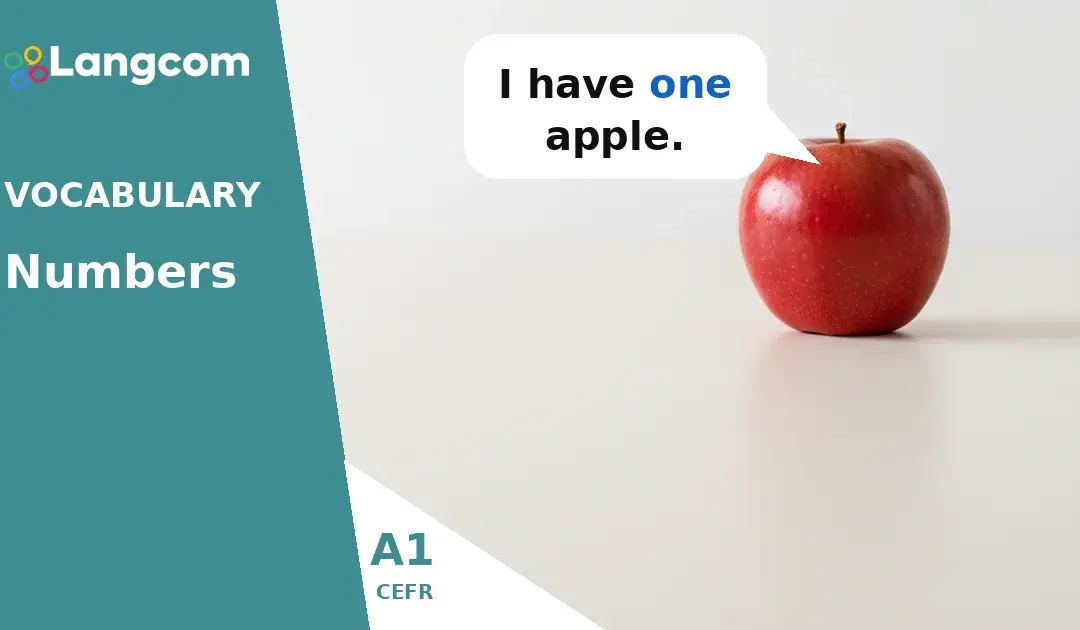 Learn English Numbers 1-12: A1 Essential Vocabulary