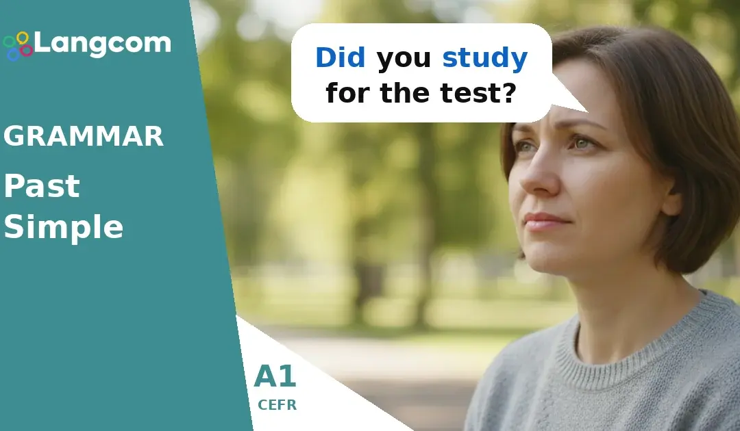 Ask About the Past: Simple English Questions (A1 Grammar)