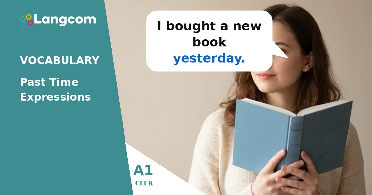 Learn A1 English: Basic Past Time Expressions — A1 English vocabulary lesson by Langcom