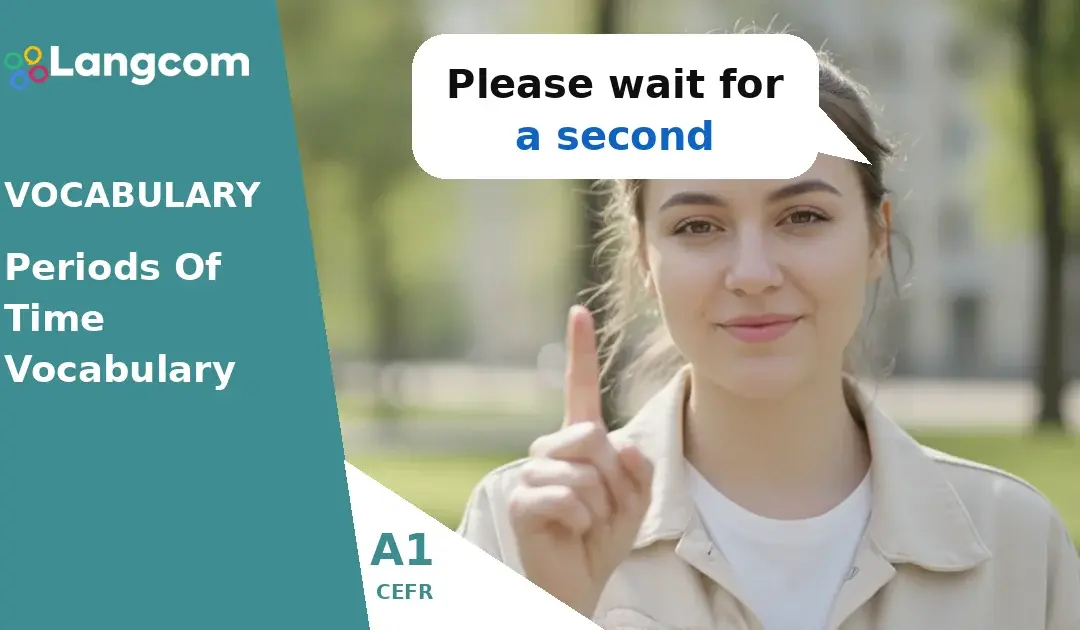 A1 English: Learn Periods of Time Vocabulary