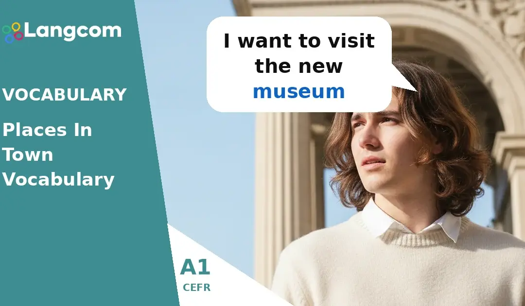 Places in Town: Essential A1 English Vocabulary