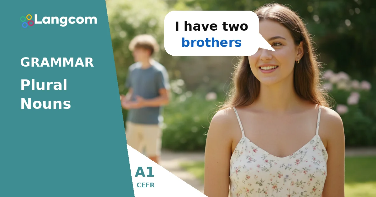 Mastering Plural Nouns in English (A1 Grammar) Mastering Plural Nouns in English (A1 Grammar) — A1 English grammar lesson by Langcom
