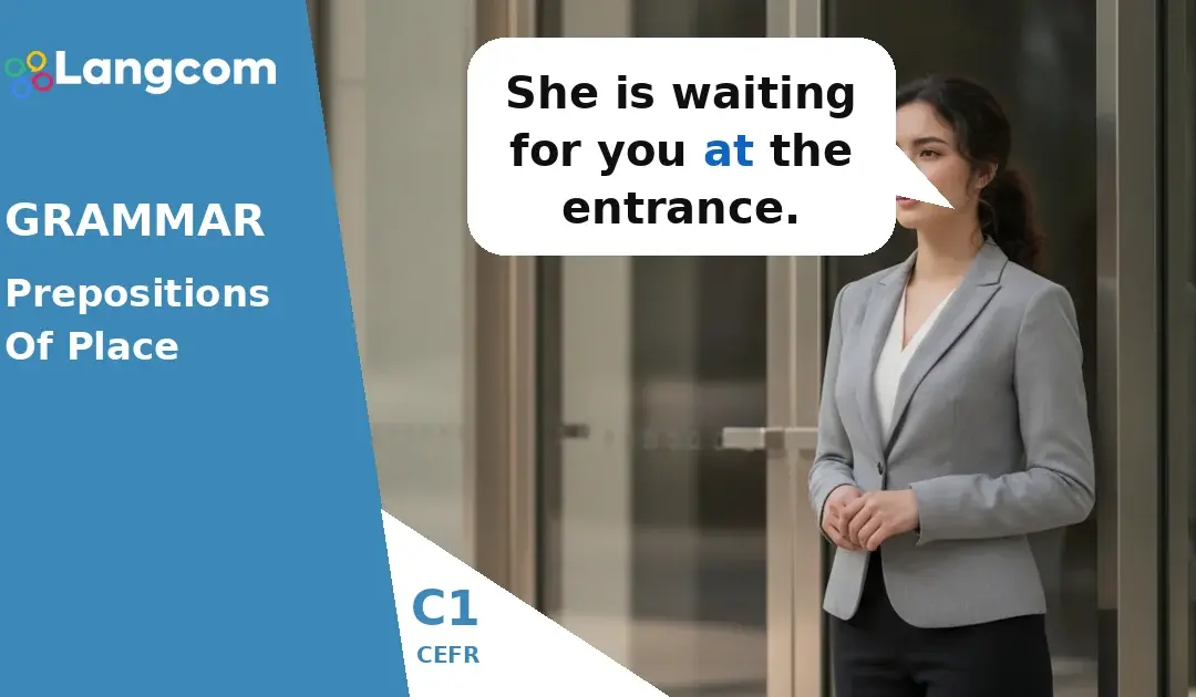 Mastering Prepositions of Place: At, In, On for C1 English