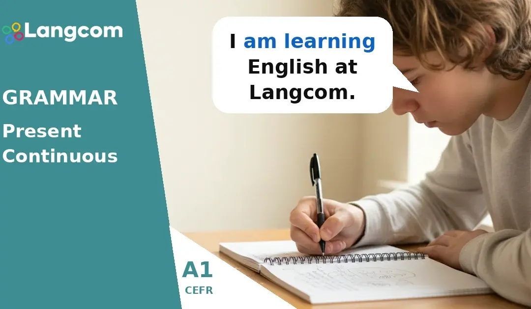 Master the Present Continuous: Actions Happening Now (A1 English Grammar)