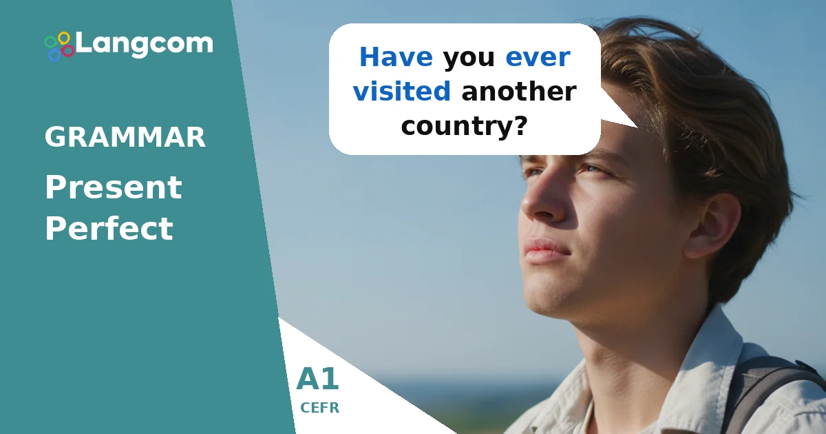 Present Perfect vs. Past Simple: Your A1 Guide to Talking About the Past — A1 English grammar lesson by Langcom