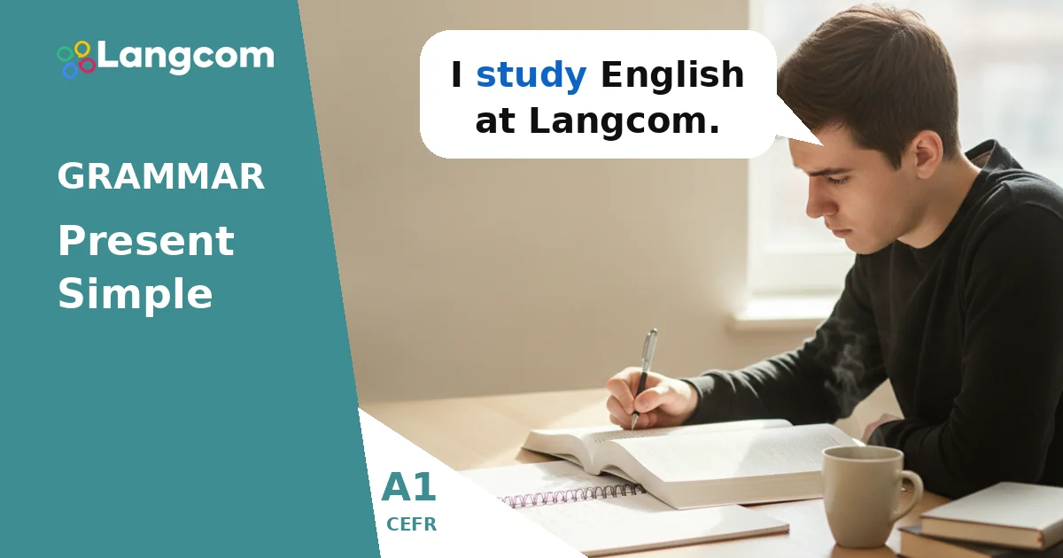 Master the Present Simple: Your A1 Guide to English Habits and Facts Master the Present Simple: Your A1 Guide to English Habits and Facts — A1 English grammar lesson by Langcom