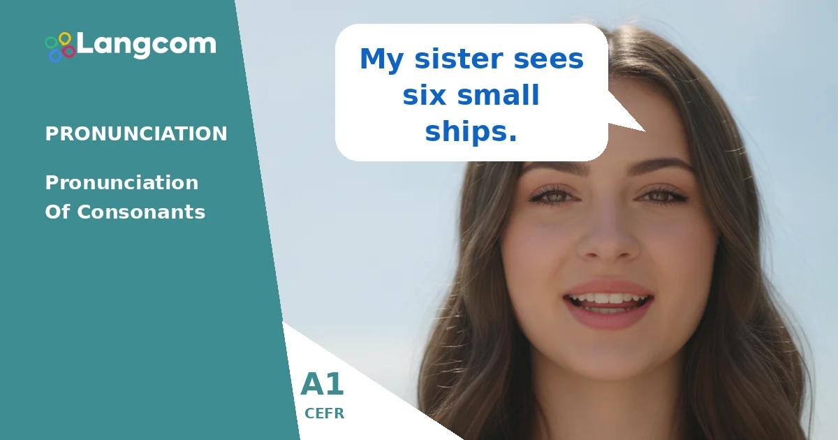 How to Pronounce 'S' in English: Three Sounds for A1 Learners — A1 English pronunciation lesson by Langcom