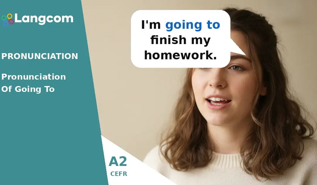 Mastering ‘Going To’ Pronunciation: A2 English Guide