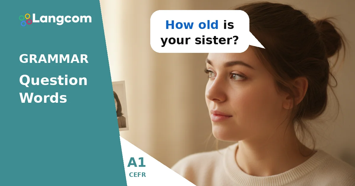 A1 English: Asking Questions with "How" for Measurements — A1 English grammar lesson by Langcom