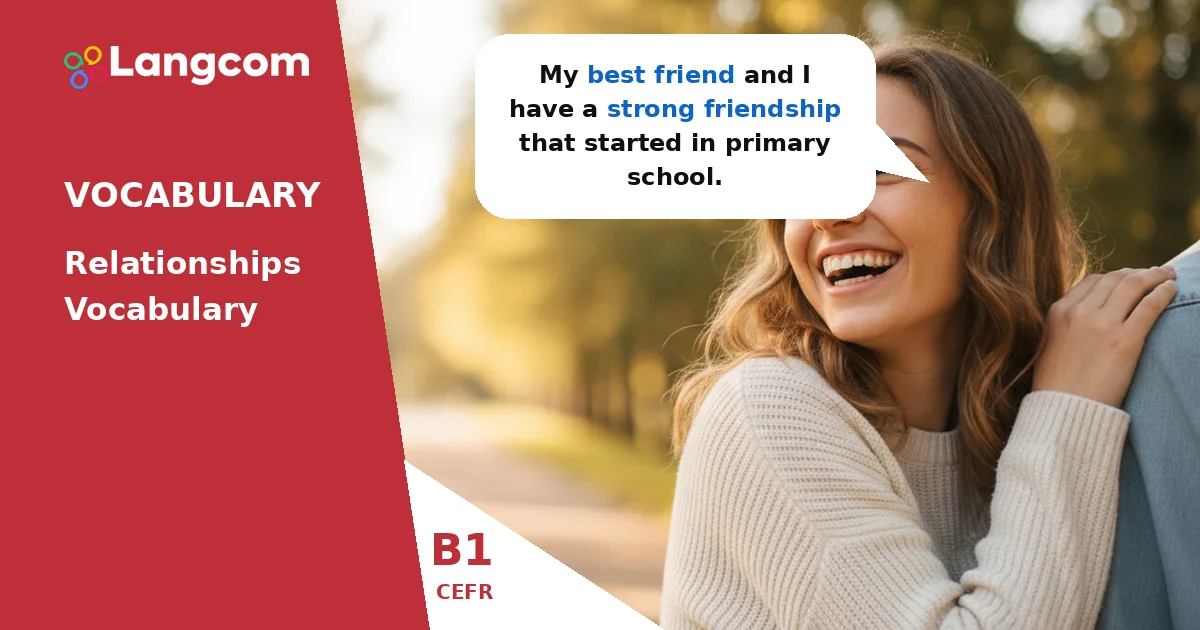Build Strong Connections: Essential B1 Vocabulary for Relationships Build Strong Connections: Essential B1 Vocabulary for Relationships — B1 English vocabulary lesson by Langcom