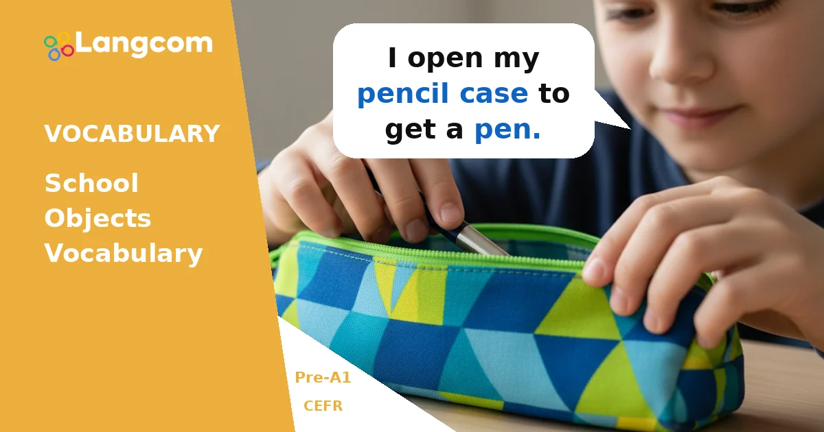Learn English School Words: Case and Board (Pre-A1 Vocabulary) Learn English School Words: Case and Board (Pre-A1 Vocabulary) — Pre-A1 English vocabulary lesson by Langcom