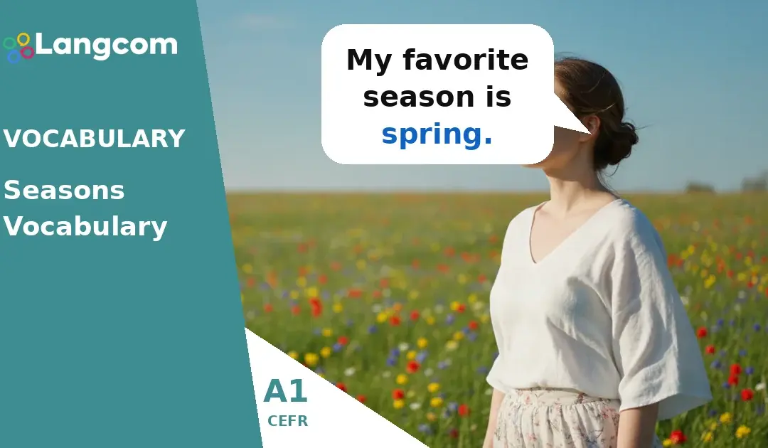 Learn English Seasons: Spring, Summer, Autumn, Winter (A1)