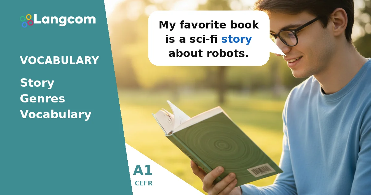 A1 English Vocabulary: Talk About Story Genres — A1 English vocabulary lesson by Langcom