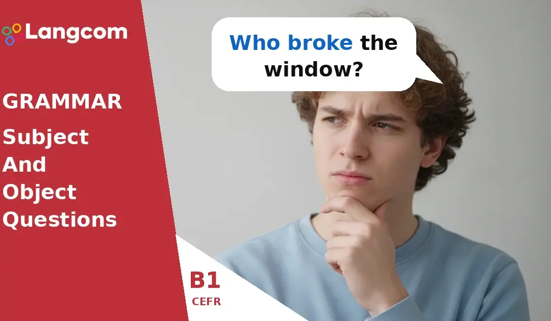 Mastering Subject and Object Questions in English (B1 Grammar)