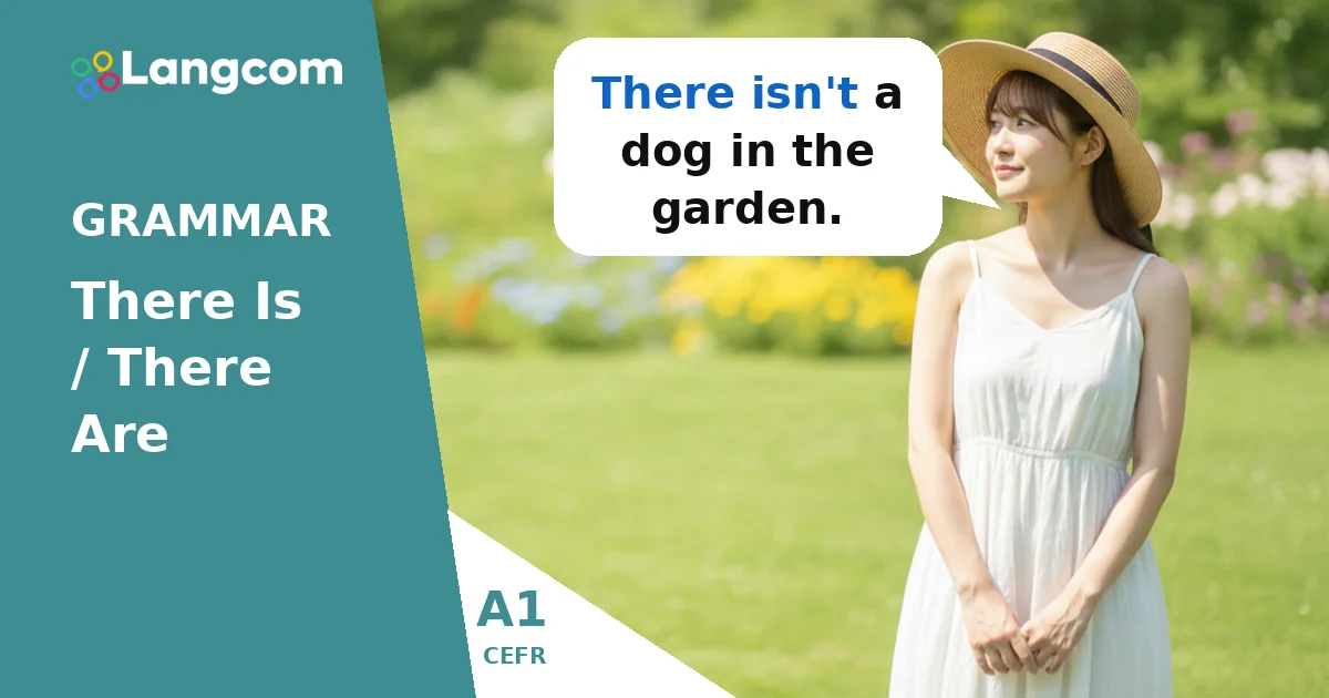 Learn A1 English: How to Say ‘No Hay’ with There Isn’t / There Aren’t Learn A1 English: How to Say 'No Hay' with There Isn't / There Aren't — A1 English grammar lesson by Langcom