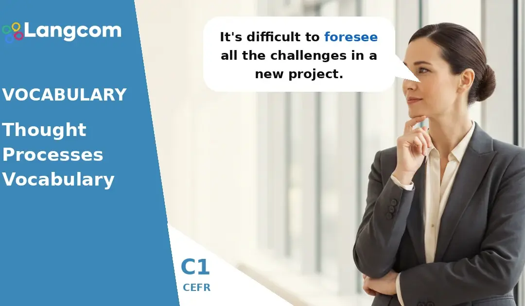 Master C1 English Vocabulary: Verbs for Thought Processes