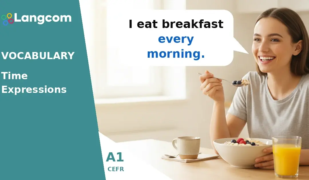 A1 English: Learn Common Time Expressions (How Often?)