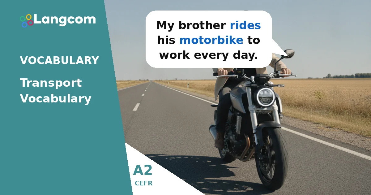 Essential A2 Transport Vocabulary: Vehicles for Your KET Exam — A2 English vocabulary lesson by Langcom