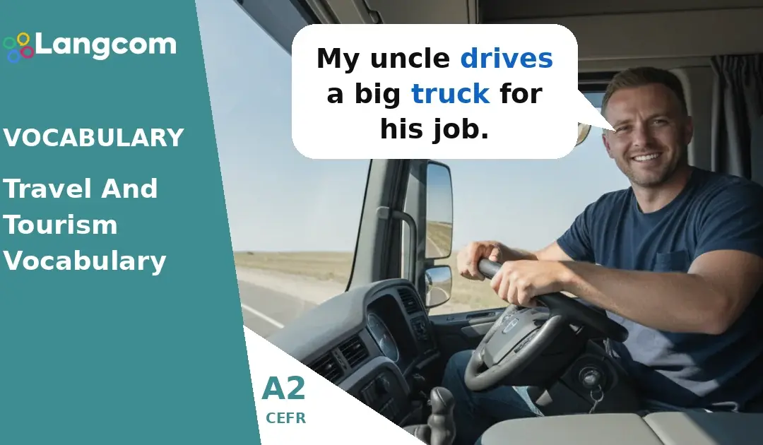 Travel Verbs: Drive, Fly, Ride (A2 English Vocabulary)
