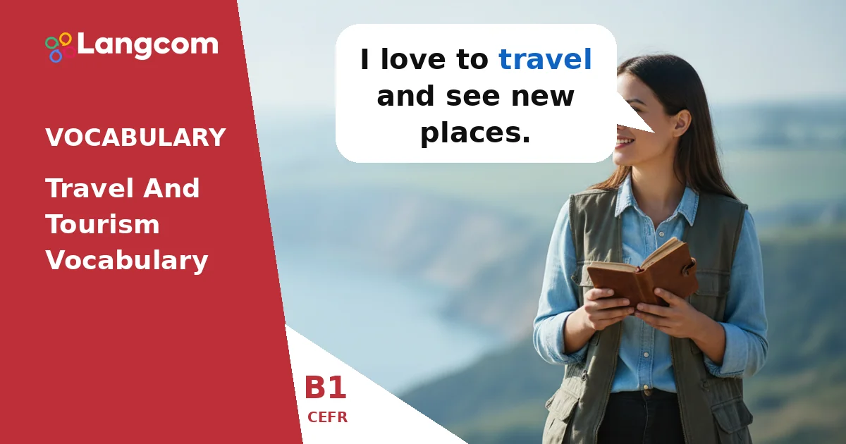 Mastering Travel Vocabulary: Travel, Journey, Trip (B1 English) — B1 English vocabulary lesson by Langcom